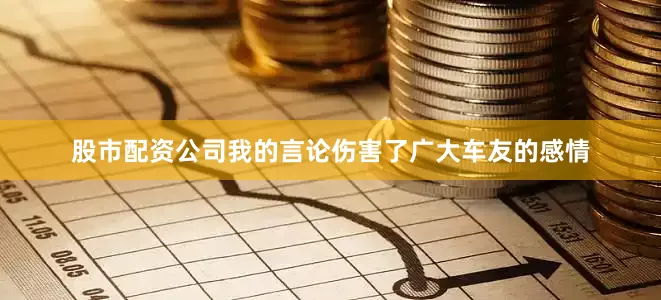 股市配资公司我的言论伤害了广大车友的感情